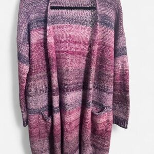 Women's Pink and Purple Sweater